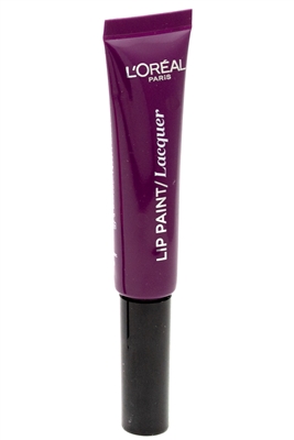 L'Oreal LIP PAINT LACQUER Liquid Lipstick, 111 Purple Panic  .27 fl oz