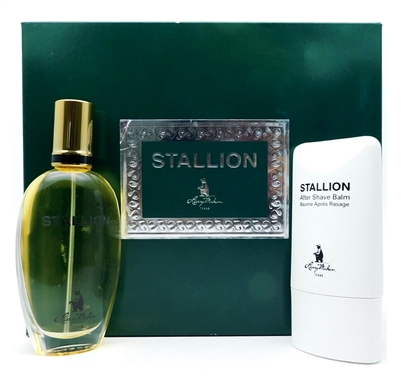 Larry Mahan Stallion "Great Plains" Set: Eau De Cologne Spray 1.7 Fl Oz., After Shave Balm 2 Fl Oz.