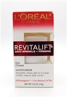 L'Oreal Paris Revitalift Anti-Wrinkle +Firming Eye Cream Moisturizer .5 Oz.