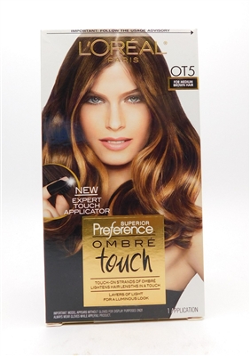 Loreal Paris Superior Preference Ombre Touch OT5 for Medium Brown Hair 1 Application