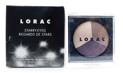 LORAC Starry-Eyed Baked Eye Shadow Trio Starlet .15 Oz.