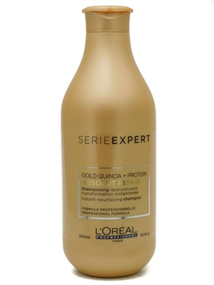L'Oreal SerieExpert Gold Quinoa + Portein ABSOLUT REPAIR Instant Resurfacing Shampoo  10.1 fl oz