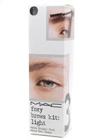 MAC Foxy Brows Kit, Light 3: Brow Sculpt - Cork .008oz, Brow Set - Clear  .28oz