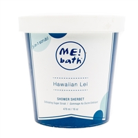 Me! Bath Shower Sherbet Hawaiian Lei 3-in-1 Exfoliating Sugar Scrub  16 fl oz