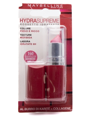 Maybelline HYDRA SUPREME Lipstick, 160 Glamorous Pink  (Italian Packaging)
