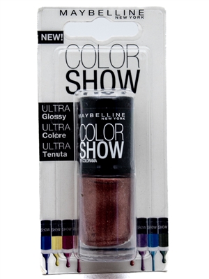 Maybelline Color Show Nail Lacquer 465 Brick Shimmer  7mL. (Italian Packaging)