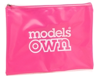 Models Own Cosmetic / Travel Bag, Pink Vinyl  aprox 8"x5"