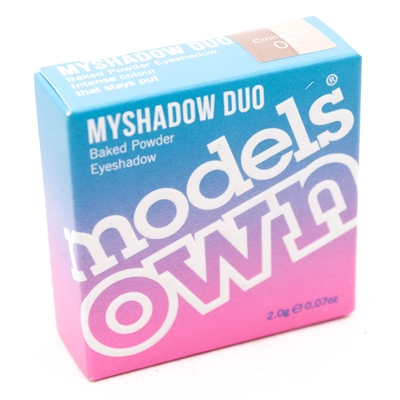 Models Own Myshadow Duo Baked Powder Eyeshadow : Cinnamon 02  .07oz