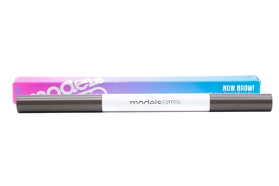 Models Own Now Brow Eyeshadow Pencil & Brush Duo, Deep Brown 133 .007oz