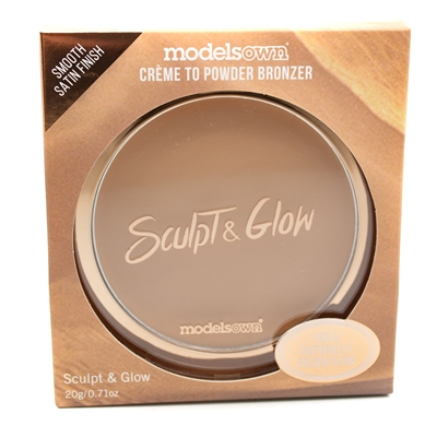 Models Own Sculpt & Glow Creme to Powder Bronzer, 05 Golden Glow .71oz