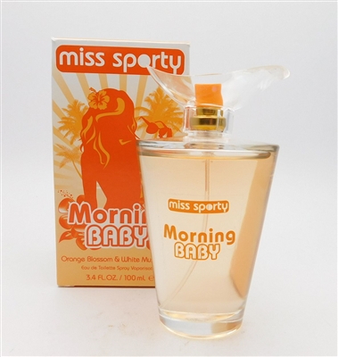 Miss Sporty Morning Baby Orange Blossom & White Musk Accord Eau de Toilette Spray 3.4 Fl Oz.