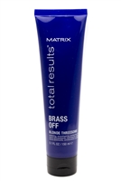 Matrix Total Results Brass Off Blonde Threesome, Softening Smoothing and Protecting Cream  5.1 fl oz