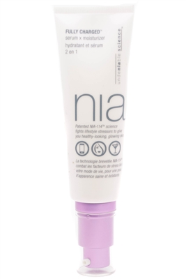 nia FULLY CHARGED 2-in-1 Serum and Moisturizer  1.7 fl oz (New, No Box)