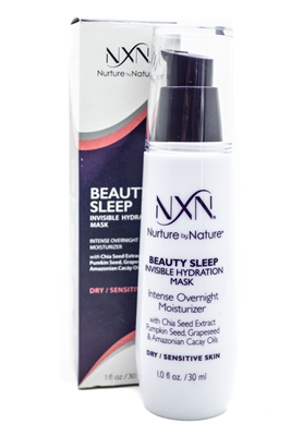 NXN Nurture by Nature BEAUTY SLEEP Invisible Hydration Mask for Dry/Sensitive Skin  1 fl oz