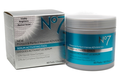 Boots No7 SERUM ACTIVATING PADS, Visibly Brightens  60pads