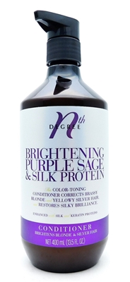 Nth Degree Brightening Purple Sage & Silk Protein Conditioner 13.5 Fl Oz.