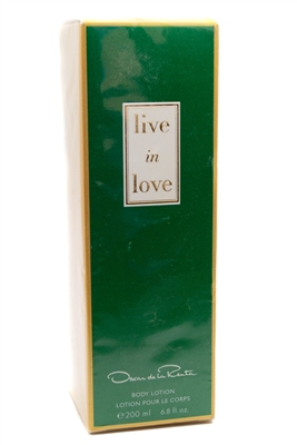 Oscar de la Renta Live in Love Body Lotion 6.8 fl oz