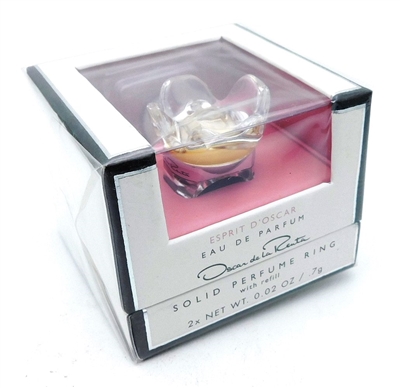 Oscar de la Renta Esprit D'Oscar Eau De Parfum Solid Perfume Ring with Refill 2 x .02 Oz.