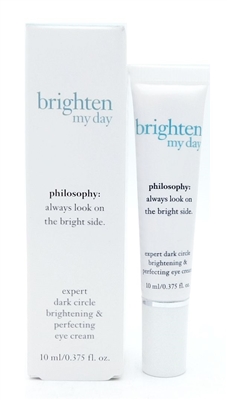 Philosophy Brighten My Day Expert Dark Circle Brightening & Perfecting Eye Cream .375 Fl Oz.