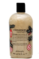 Philosophy CINNAMON SUGARED APPLES Shampoo, Shower Gel and Bubble Bath  16 fl oz