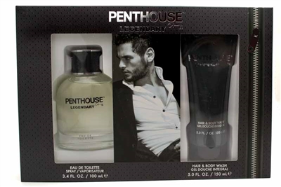 Penthouse LEGENDARY Eau de Toilette 3.4oz and Hair & Body Wash 5 fl oz set