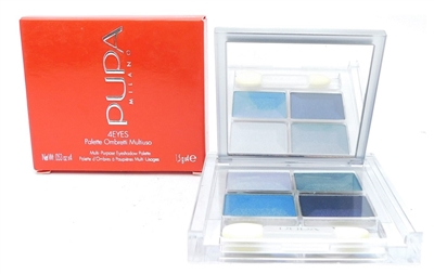 PUPA Milano 4Eyes Multi Purpose Eye Shadow Palette #01  4 x .053 Oz.