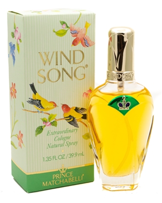 Prince Matchabelli WIND SONG Natural Spray Cologne  1.35 fl oz