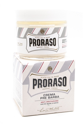 Proraso Pre-Shave Cream, Sensitive Skin, 3.6 oz