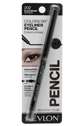 Revlon COLORSTAY Eyeliner Pencil, 202 Black Brown  .01oz