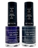 Revlon ColorStay Gel Envy Longwear Nail Enamel set of 2: 430 Showtime, 500 Ace of Shades  (.4 fl oz each)