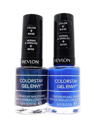 Revlon ColorStay Gel Envy Longwear Nail Enamel set of 2: 300 All In, 440 Wild Card (each .4 Fl Oz.)