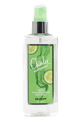 Revlon Charlie INDEPENDENT Fresh Cucumber Water Body Mist   3.4 fl oz