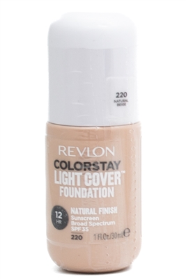 Revlon COLORSTAY Light Cover Foundation, 220 Natural Beige  1 fl oz