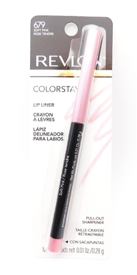 Revlon ColorStay Lip Liner 679 Soft Pink .01 Oz.