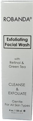 Robanda Exfoliating Facial Wash 4 Oz