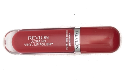 REVLON Ultra HD Vinyl Lip Polish Liquid Lipstick, 910 Cherry on Top  .2 fl oz