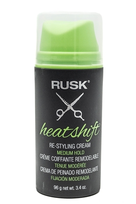 Rusk HEATSHIFT Medium Hold Re-Styling Cream  3.4oz