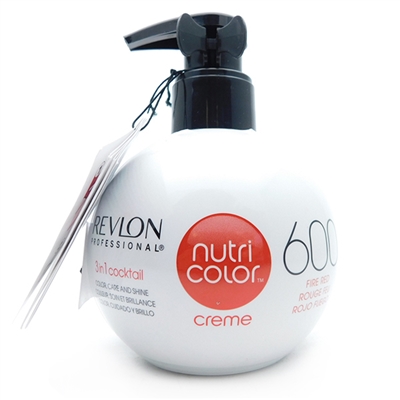 Revlon Nutri Color Creme 600 Fire Red 9.1 Fl Oz.