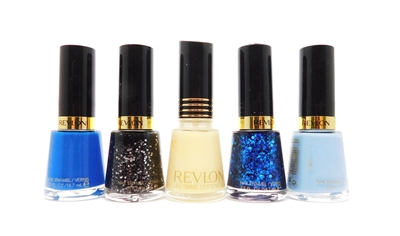 Revlon Nail Enamel 5 Color Set: Carioca Crush, Ritzy, Naked Ivory, Artsy, Dreamer (each .5 Fl Oz.)