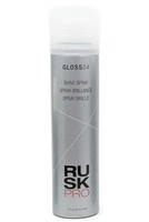 Rusk Pro GLOSS 04 Shine Spray, Sikens, Glosses, and Seals Fine Hair   4oz