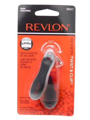 Revlon Twist & Clip Nail Clippers and File