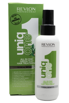 Revlon UNIQ ONE All in One Green Tea Hair Treatment, 10 Real Benefits  5.1 fl oz