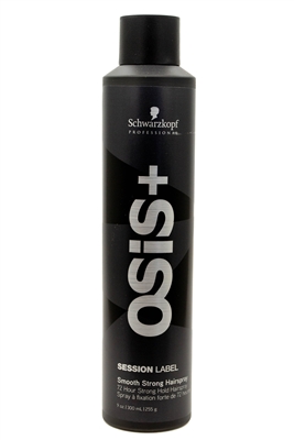 Schwarzkopf OSiS+ Session Label Smooth Strong 72 Hour Hold Hairspray  9oz