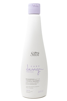 Shot CARE Design Simply Blonde PH 5.5 Shampoo   8.45 fl oz