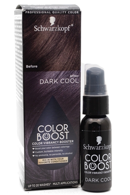 Schwarzkopf COLOR BOOST Color Vibrancy Booster, Dark Cool  1 fl oz