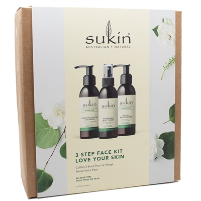 Sukin 3 Step Face Kit