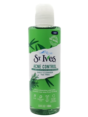 St. Ives ACNE CONTROL Tea Tree Daily Cleanser  6.4 fl oz