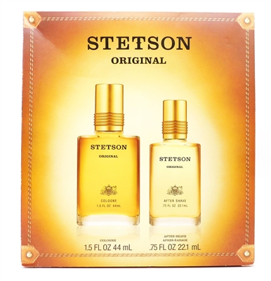 Stetson Original Set: Cologne 1.5 Fl Oz., After Shave .74 Fl Oz.