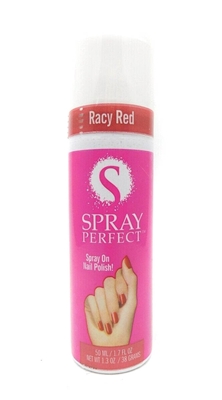 Spray Perfect Spray On Nail Polish Racy Red 1.7 Fl Oz.
