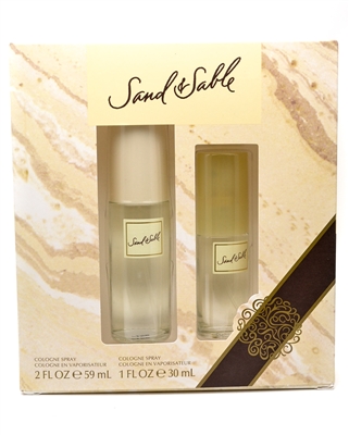 Sand & Sable 2 Pc Set: 2 Oz Cologne Spray + 1 Oz Cologne Spray